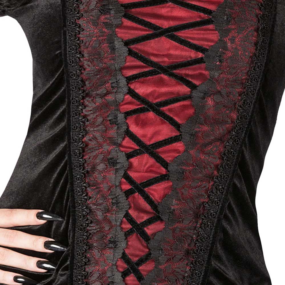 Sinister - 1075 Longsleeve top - Burgundy/Black Product image